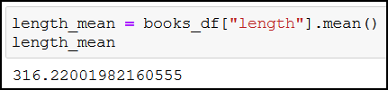 frequency distribution analysis pandas mean