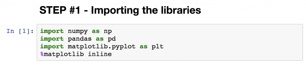 numpy linear regression import
