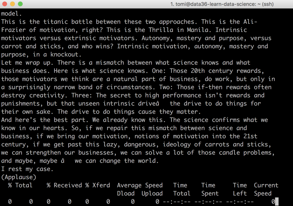 ted talks transcripts